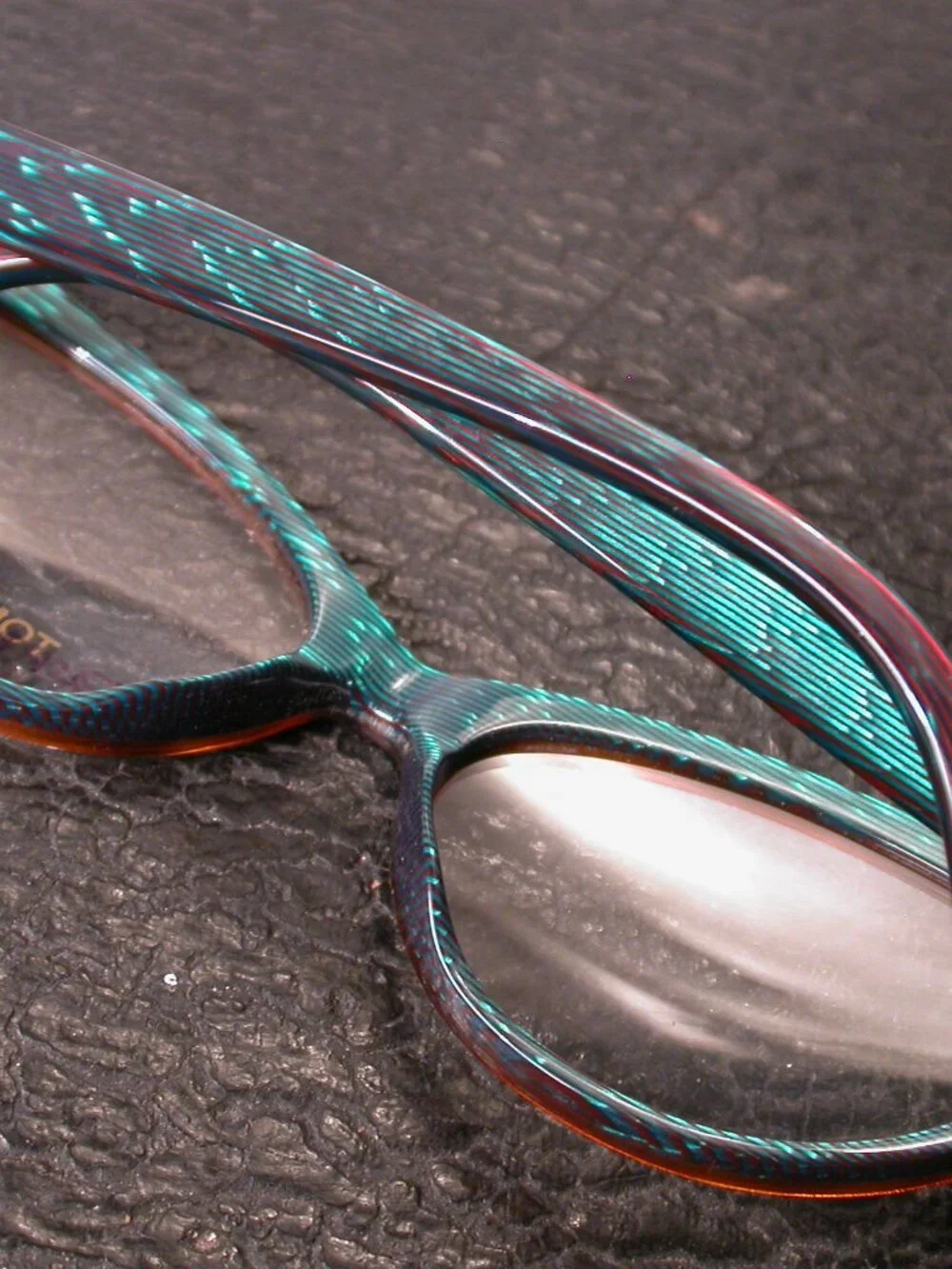 Tom Ford Incredible Blue Green Purple Glow Eyeglasses Made in Italy